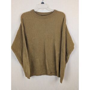 Jones New York Knit Sweater Brown/Gold Men's Size Medium